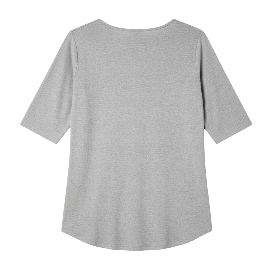 Harley-Davidson Women's Scoop Neck T-Shirt - Grey Heather
