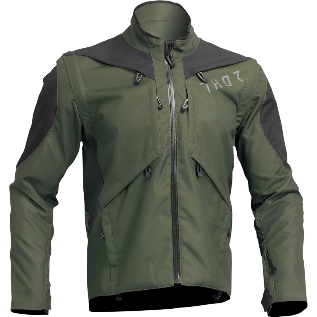 Thor Men's Terrain Jacket - Army/Charcoal