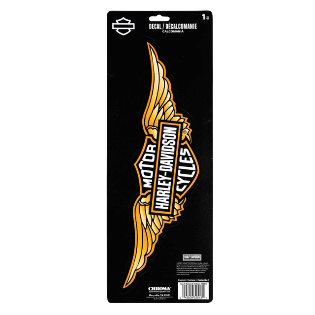 Harley-Davidson Wing B&S Vinyl Decal