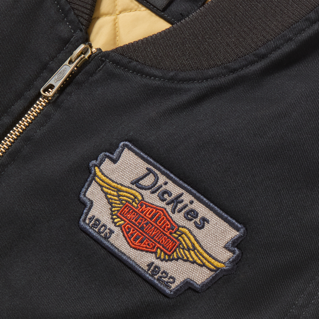 Dickies x Harley-Davidson Men's Woven Oversized Vest - Black