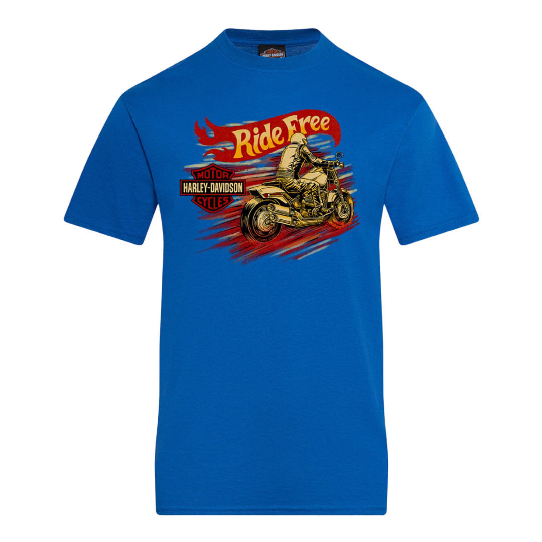 V-Twins x Harley-Davidson Turbo T-Shirt - Royal
