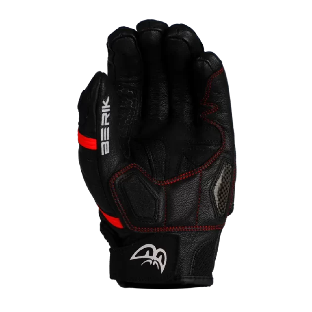 Berik Men's SP2 Carbon Gloves - Black/Red