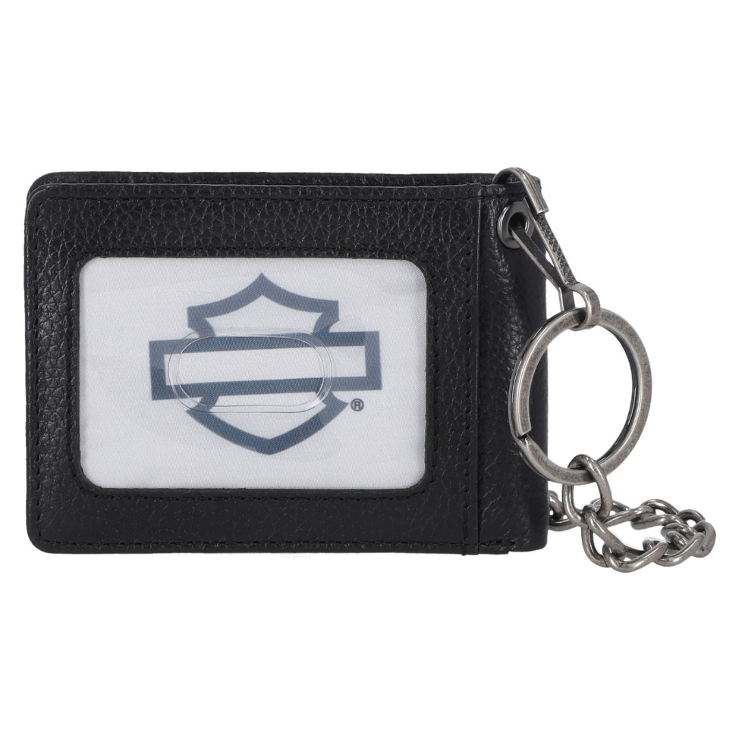 Harley-Davidson B&S Patch Slimfold Chain Wallet