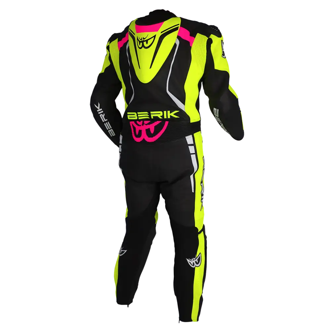 Berik Sicily Race Suit - Black/Pink