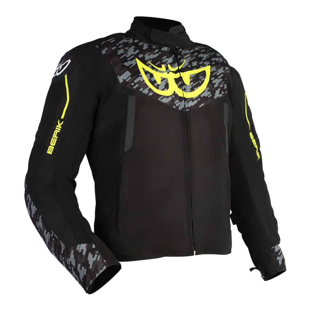 Berik Veloce Jacket - Black/Camo Hi Vis