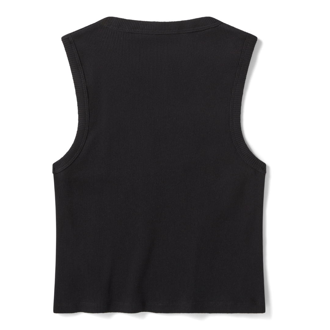 Dickies x Harley-Davidson Women's Winged Bar & Shield Ribbed Tank - Black