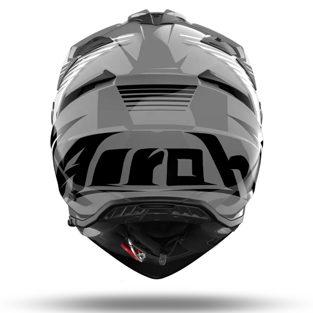 Airoh Bandit 'Spicy' Helmet - Grey Gloss