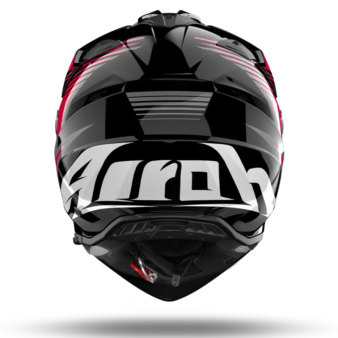 Airoh Bandit 'Spicy' Helmet - Red Gloss