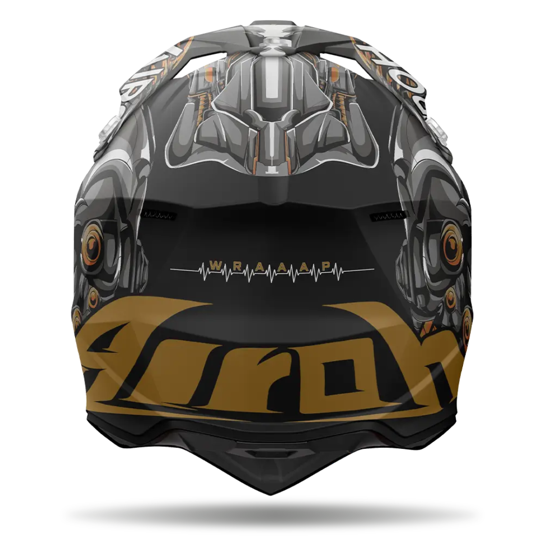 Airoh Wraap Helmet - Cyborg Matt