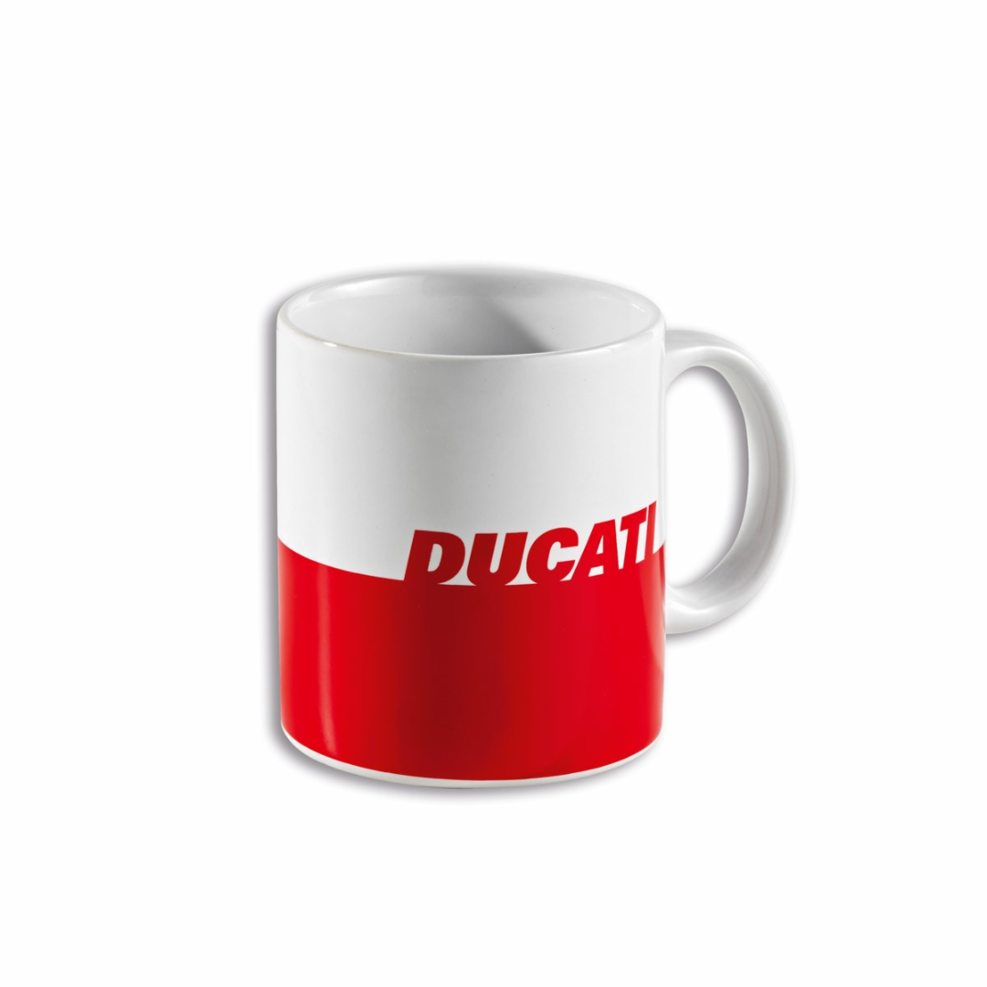 Ducati Red & White Mug