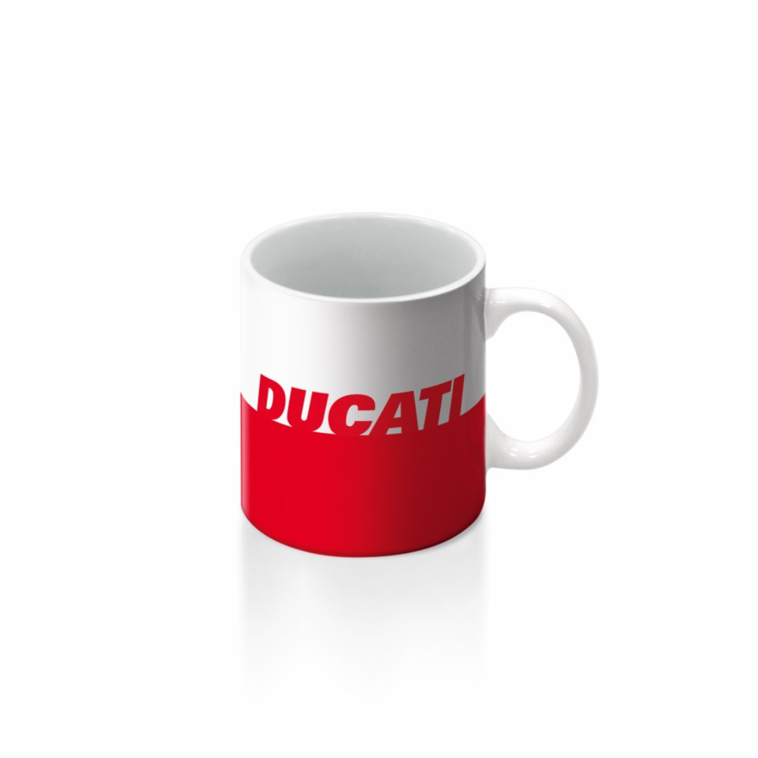 Ducati Red & White Mug