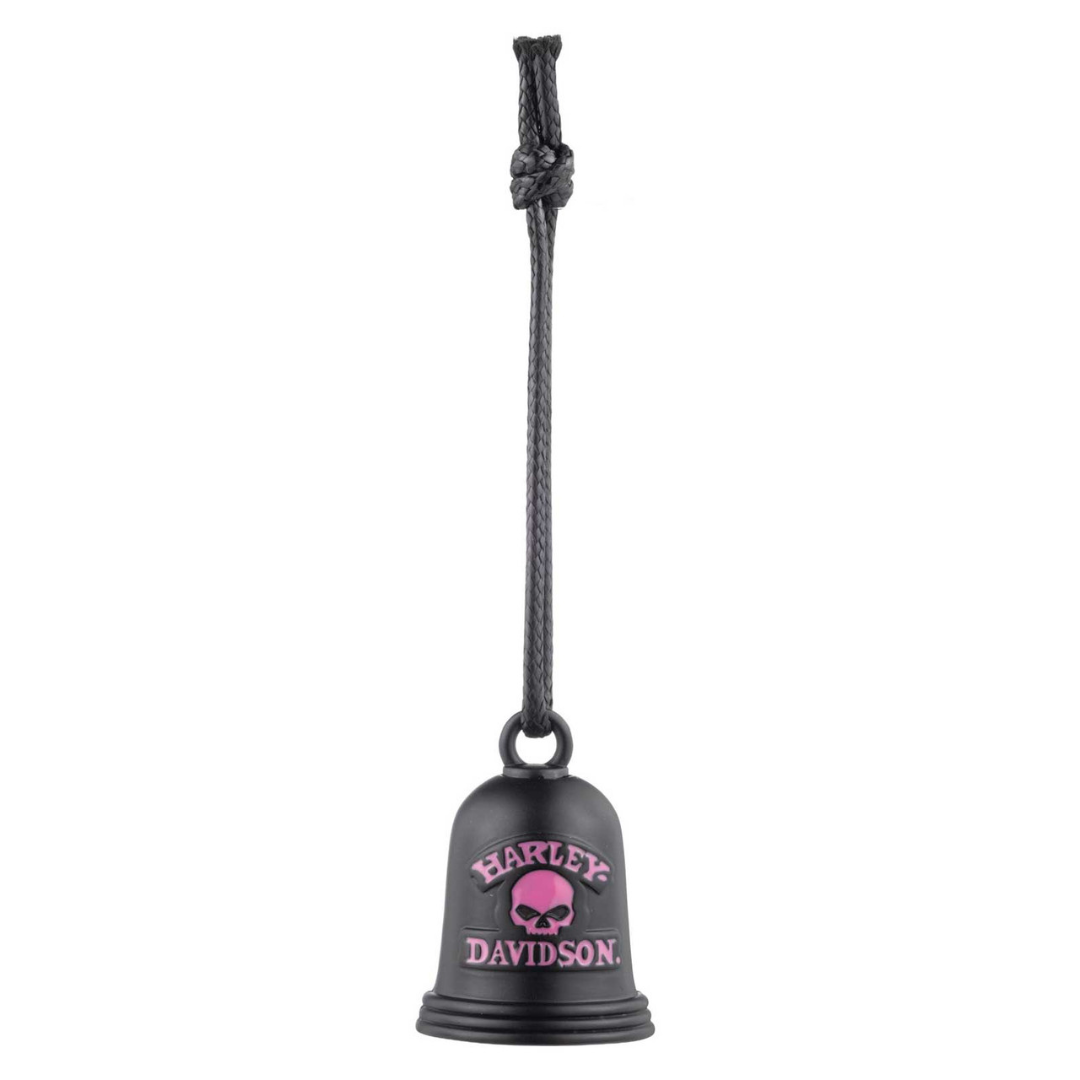 Harley-Davidson Pink Willie G Skull Logo Motorcycle Ride Bell