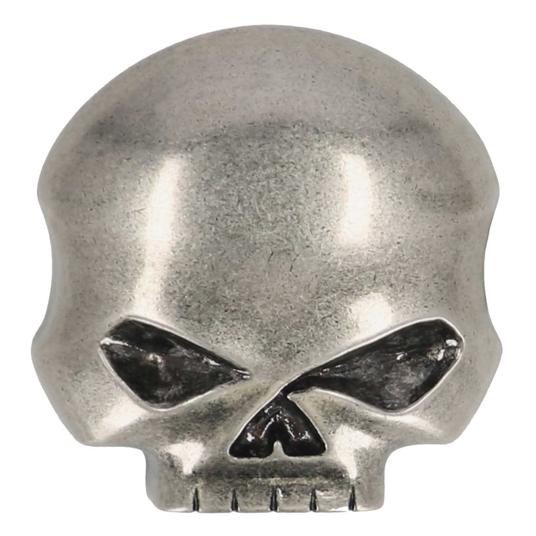 Harley-Davidson Men's Willie G Skull Logo Belt Buckle - Antique Nickel Finish