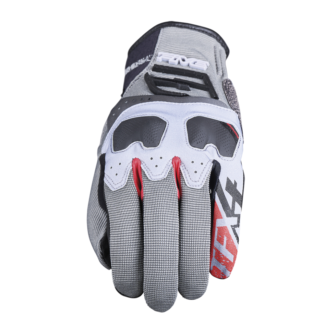 Five Men's TFX-4 Waterproof Gloves - Grey/Red