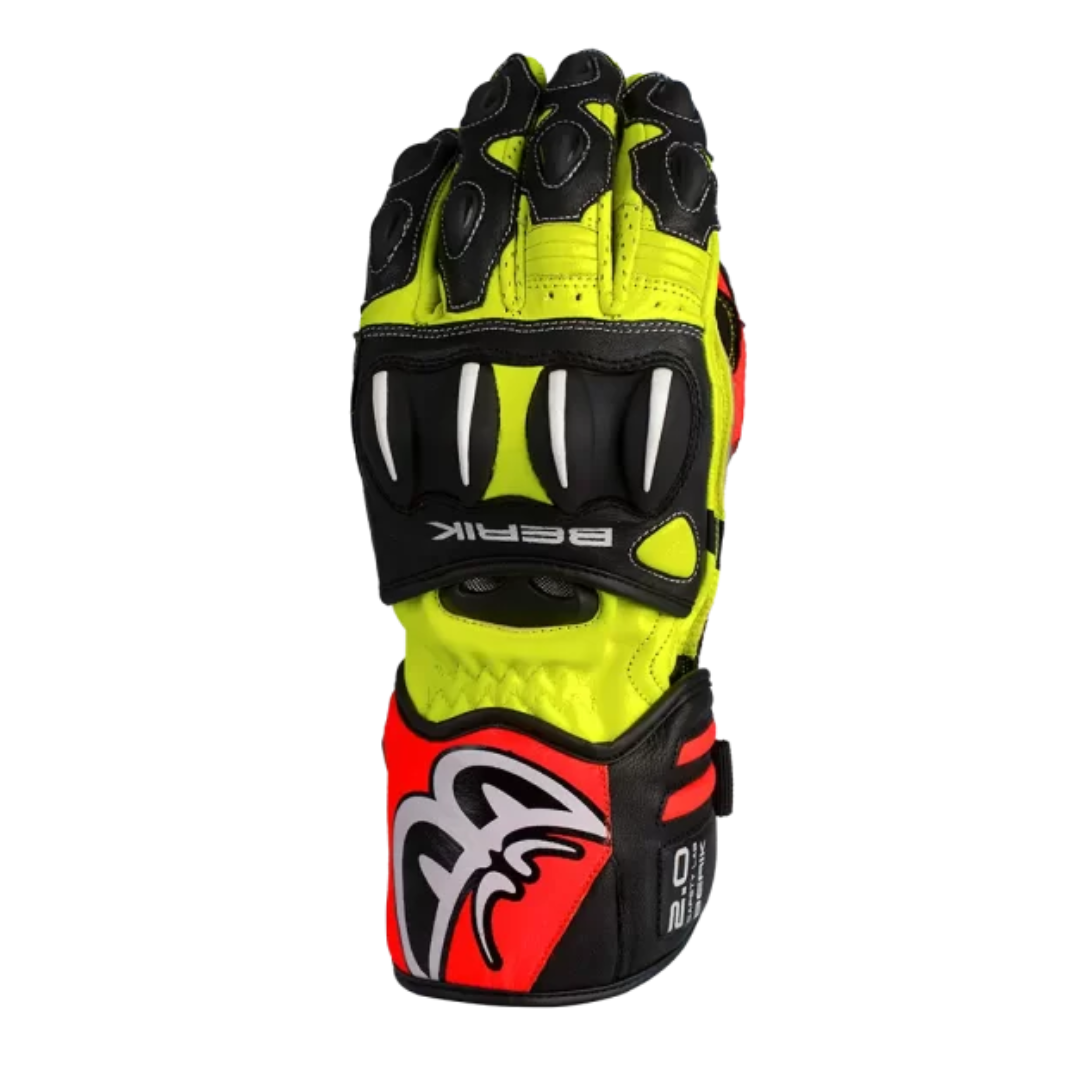 Berik Men's Trax Gloves - Black/Hi-Vis/Red