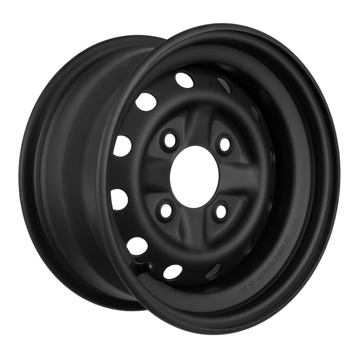 Whites ATV/UTV Steel Rim 12x6 CF-Moto Front 4/110 +15 - Black