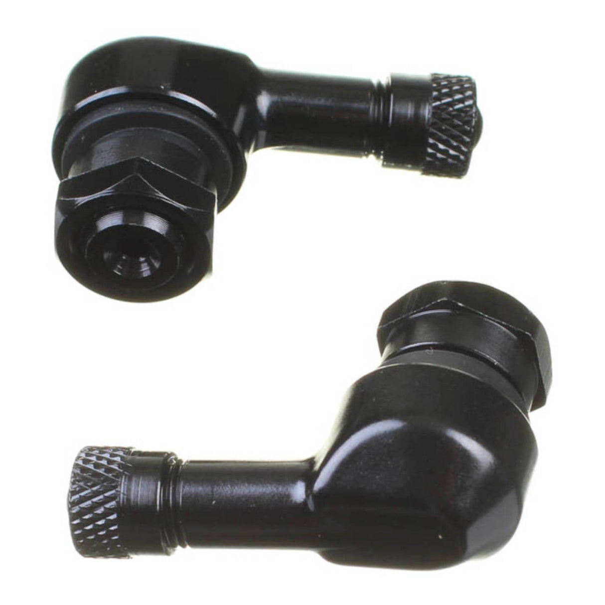 WMP 90 DEGREE ALLOY VALVE 11.3MM - BLK (PAIR)