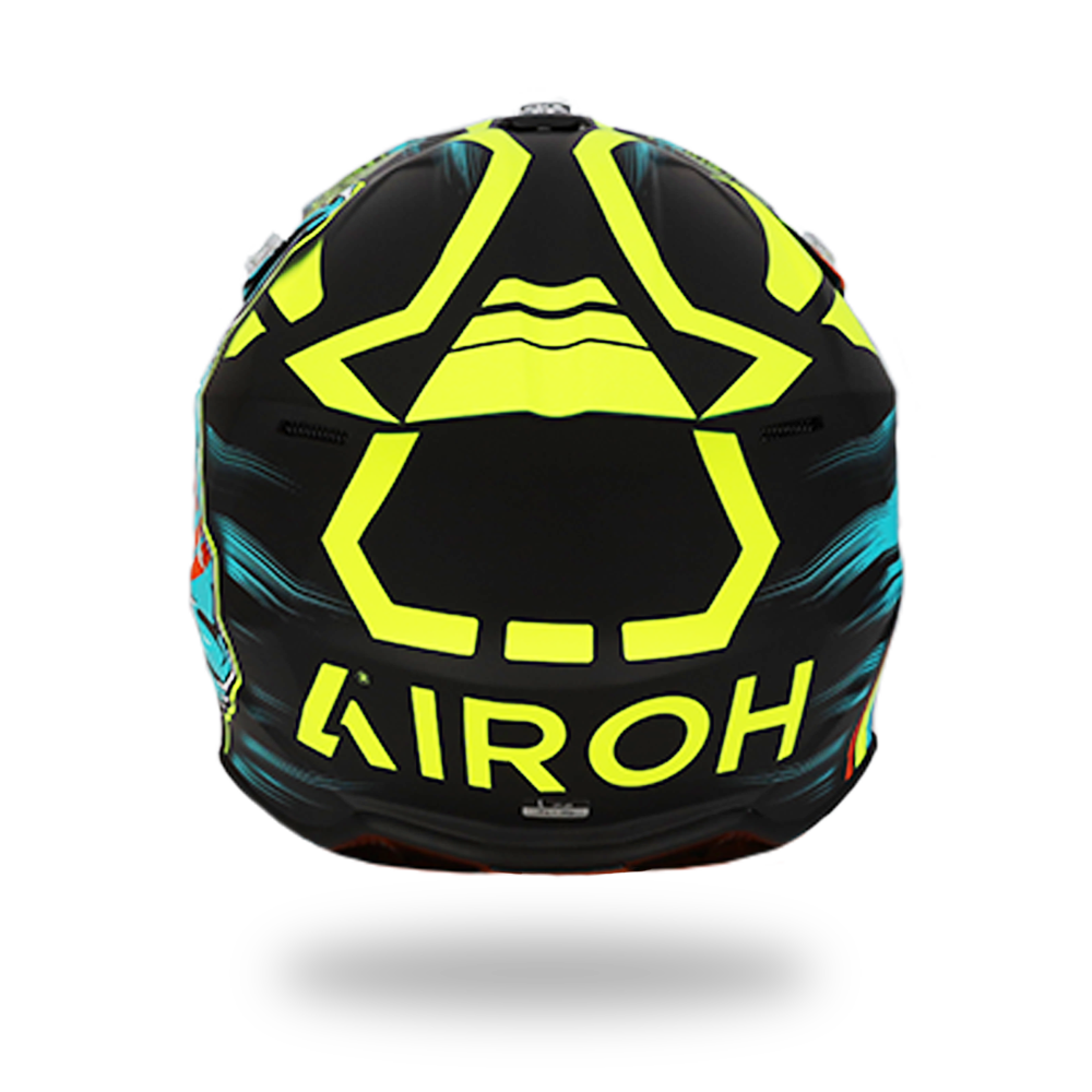 Airoh WRAAAP Helmet - Cyber Yellow Matt