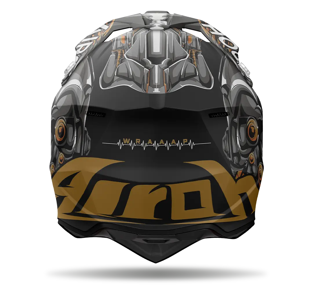 Airoh Wraap Helmet - Cyborg Matt