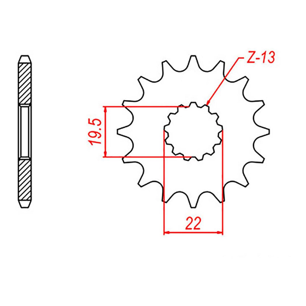 XAM Sprocket Kit Suzuki ATV LT160 11/39