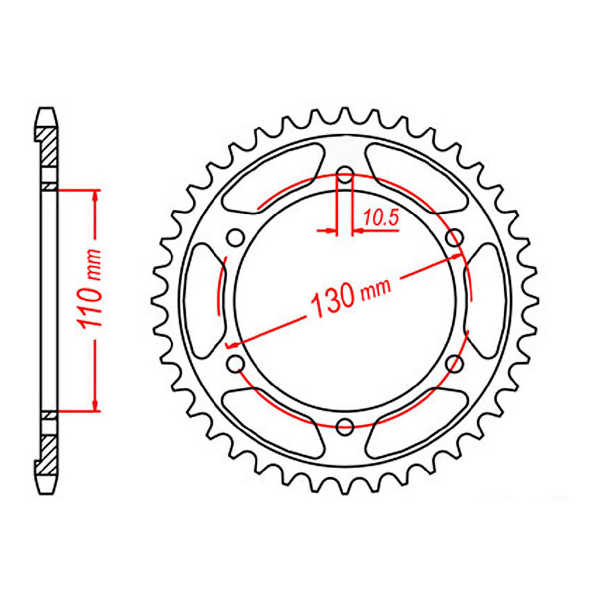 XAM Sprocket Kit Suzuki GSXR600 '11-'15 X-Ring Gold 16/43