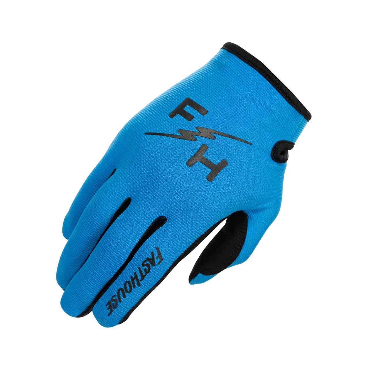 Fasthouse Youth Carbon Eternal Glove - Electric Blue