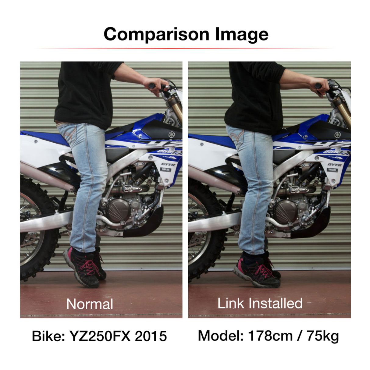 Zeta RSL Low Down Link -30mm - Yamaha YZ250F ('14-) / YZ450F ('10-) / WR250F / W