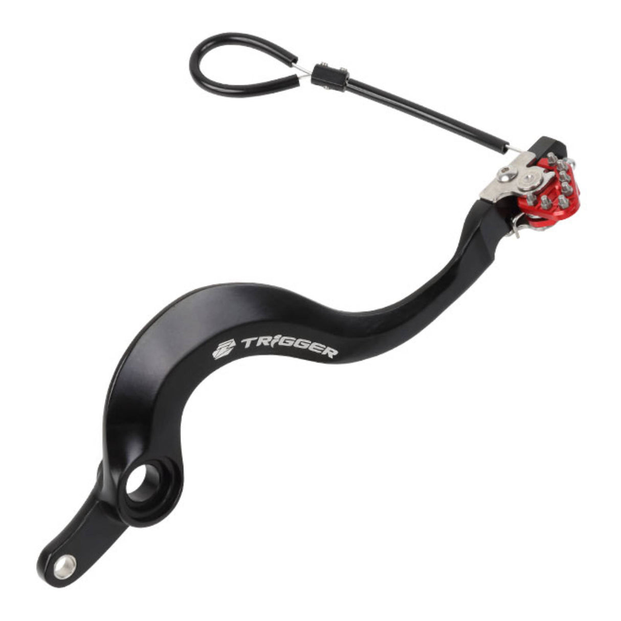 Zeta Trigger Brake Pedal - Suzuki RM-Z450 ('08-) - Red