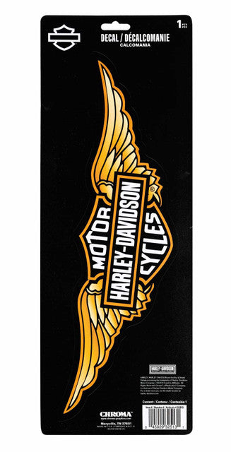Harley-Davidson Wing B&S Vinyl Decal