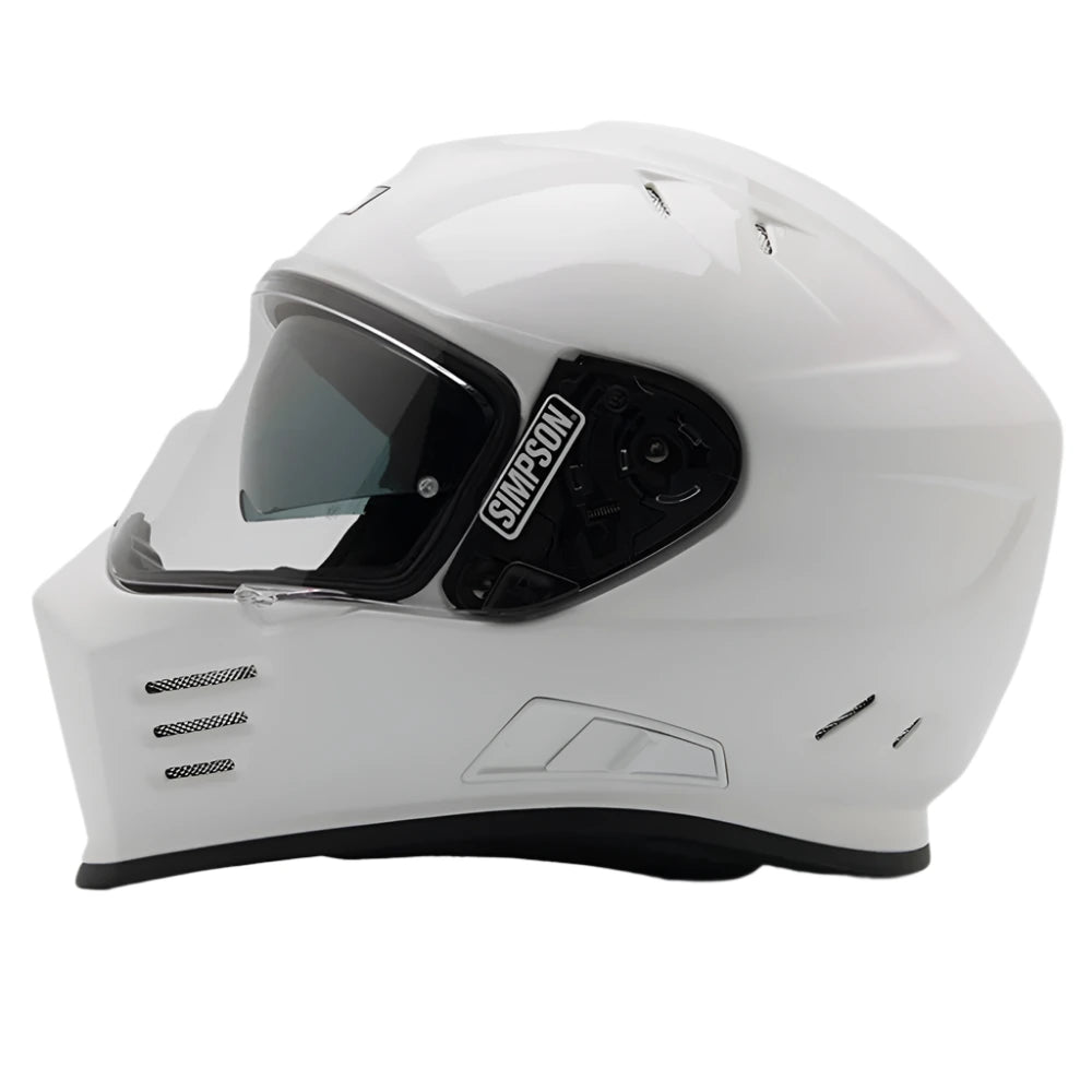 Simpson Ghost Bandit White Helmet