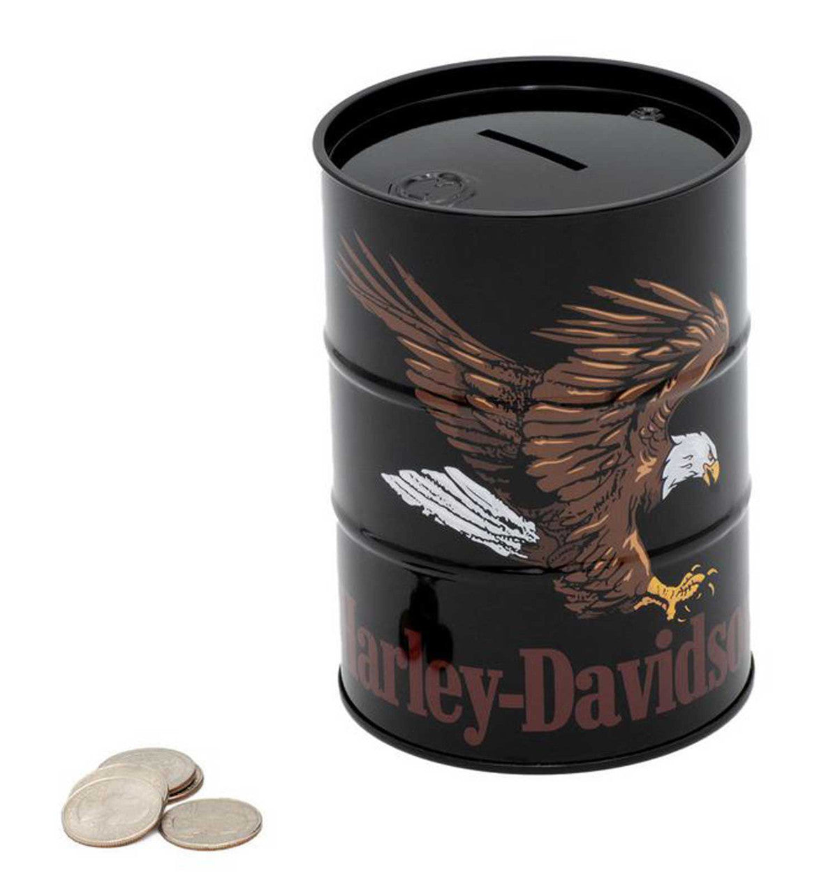 Harley-Davidson Swooping Eagle Tin Bank