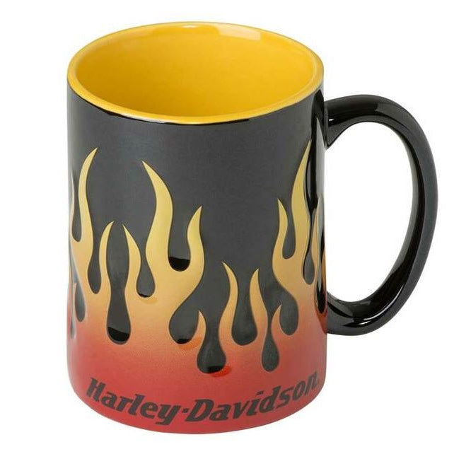 Harley-Davidson Sculpted Flames Mug
