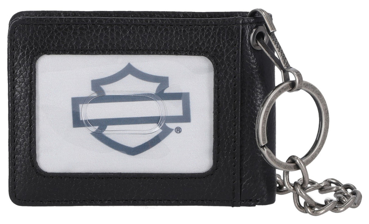 Harley-Davidson B&S Patch Slimfold Chain Wallet