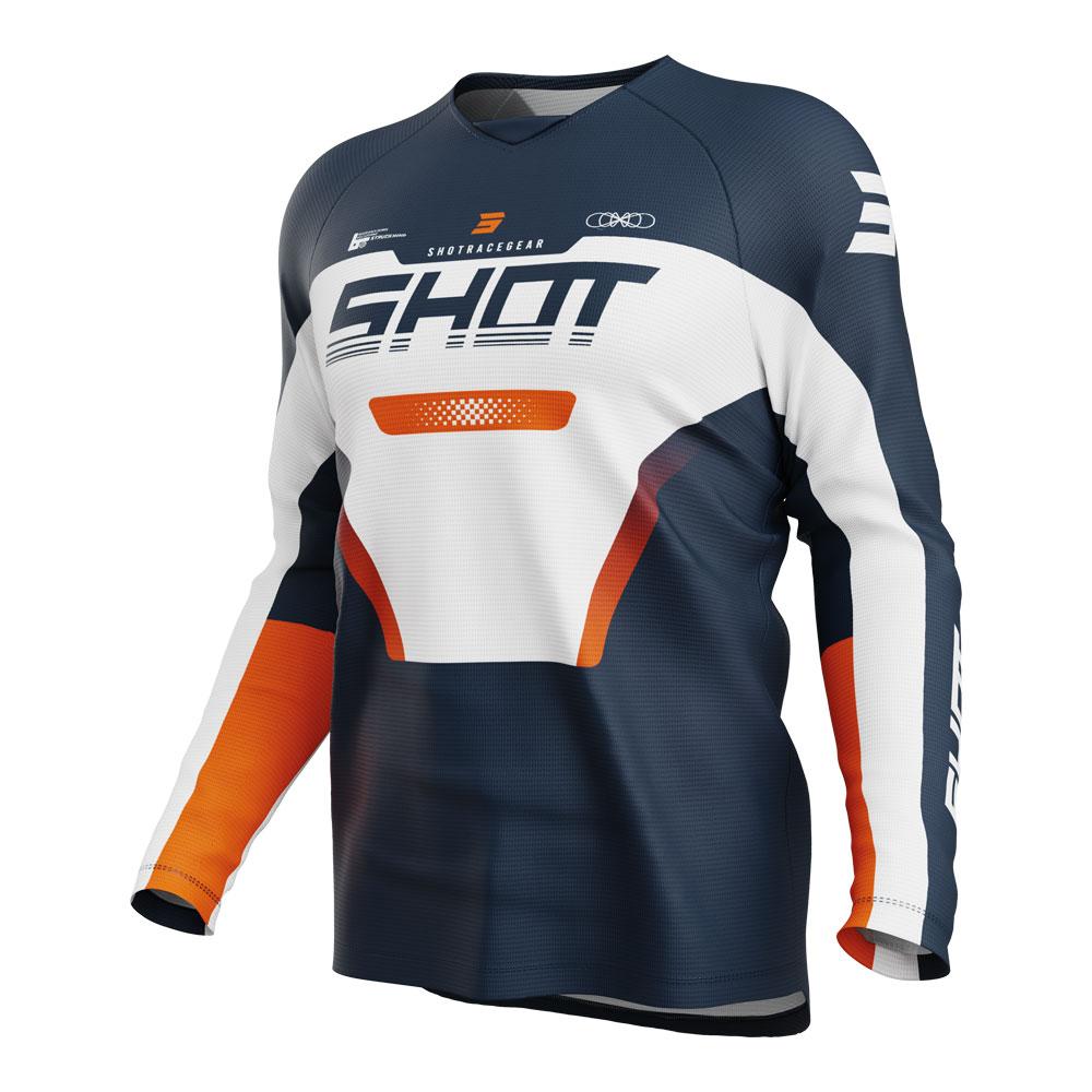Shot Draw Kids' Struck Jersey -  Blue/Orange