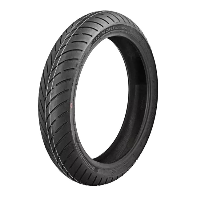 Eurogrip Roadhound 120/70ZR17 Front Tubeless Tyre (58W Rating, Radial)