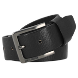 Harley-Davidson Men's Embossed H-D Logo Genuine Leather Belt - Black