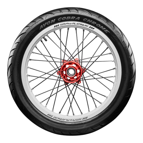 Avon Cobra Chrome 130/70R18 Trike Front Tyre (63V Rating) AV91