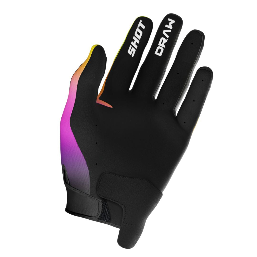 Shot Draw Kid's Gloves - Pink/Neon Yellow