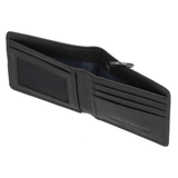 Harley-Davidson Men's Embossed Eagle Billfold Chain RFID Wallet- Black