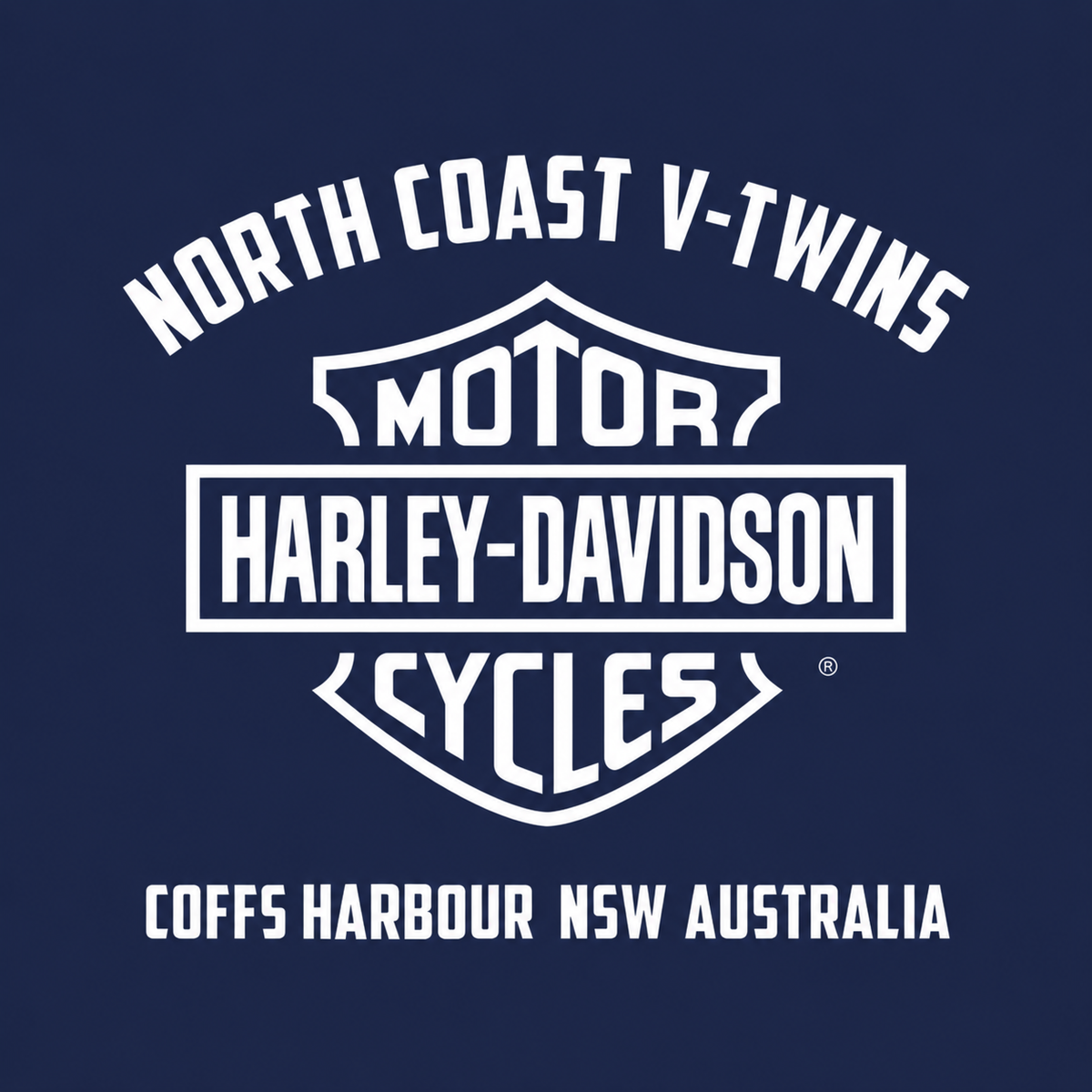 V-Twins x Harley-Davidson Decaying Navy T-Shirt
