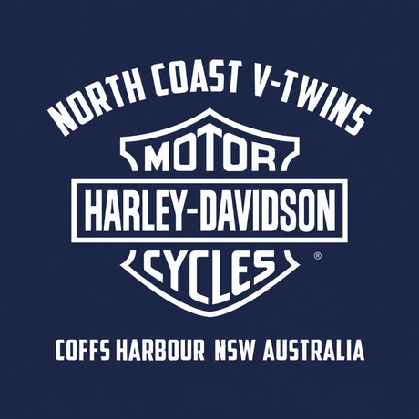 V-Twins x Harley-Davidson Decaying Navy T-Shirt