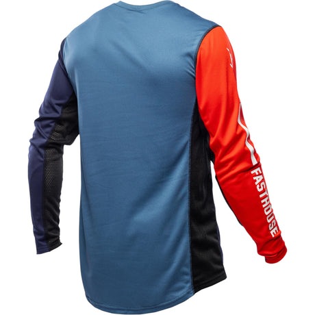Fasthouse 2025 Grindhouse Hudson Jersey - Blue/Red