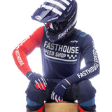 Fasthouse 2025 Grindhouse Hudson Jersey - Blue/Red