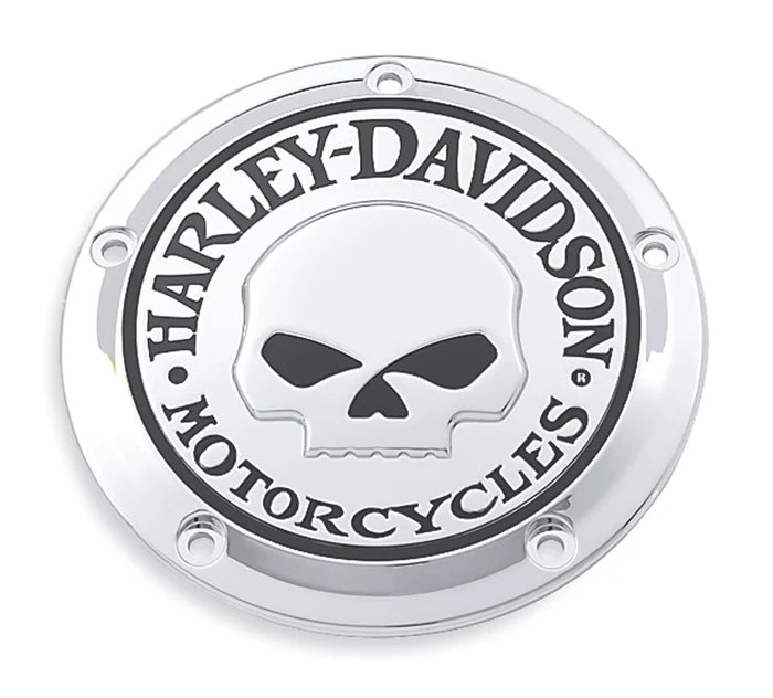 Harley-Davidson Willie G Skull Derby Cover - Chrome