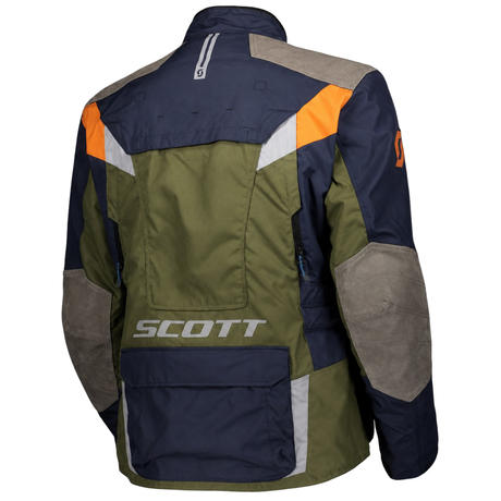 Multicolored jacket with Scott logo on a white background