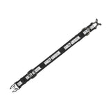 Harley-Davidson Cotton Webbing H-D Text Adjustable Pet Collar – Black/White