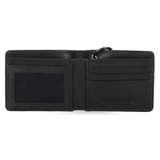 Harley-Davidson Men's Embossed Eagle Billfold Chain RFID Wallet- Black