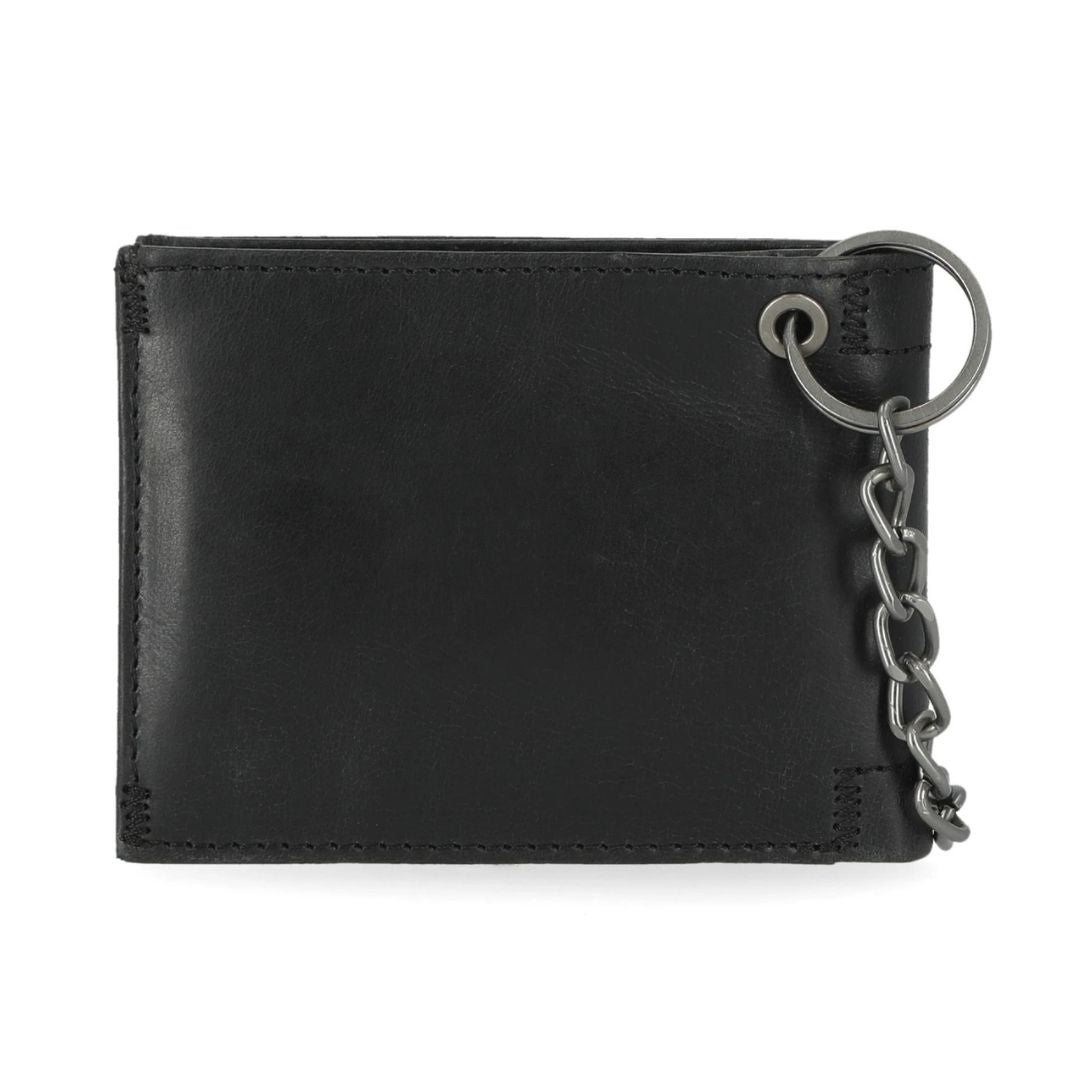 Harley-Davidson Unisex Smooth Leather Bar & Shield Billfold Wallet - Black