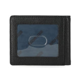 Harley-Davidson Men's Pebble Leather Classic Eagle Billfold Wallet - Black