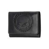 Harley-Davidson Willie G Snap Trifold Wallet - Black